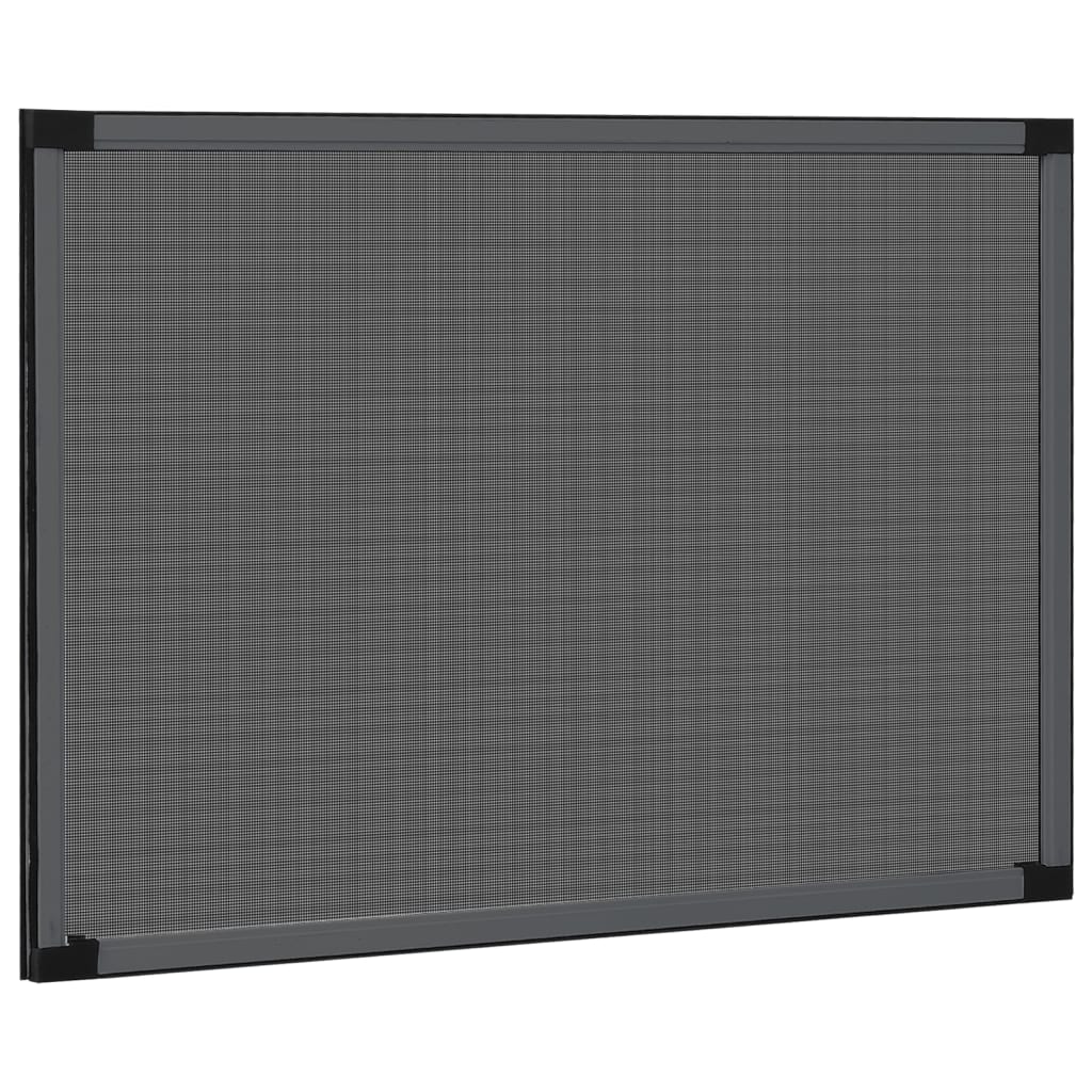 Extendable Insect Screen for Windows Anthracite (100-193)x75 cm