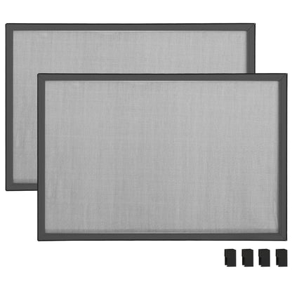 Extendable Insect Screen for Windows Anthracite (100-193)x75 cm