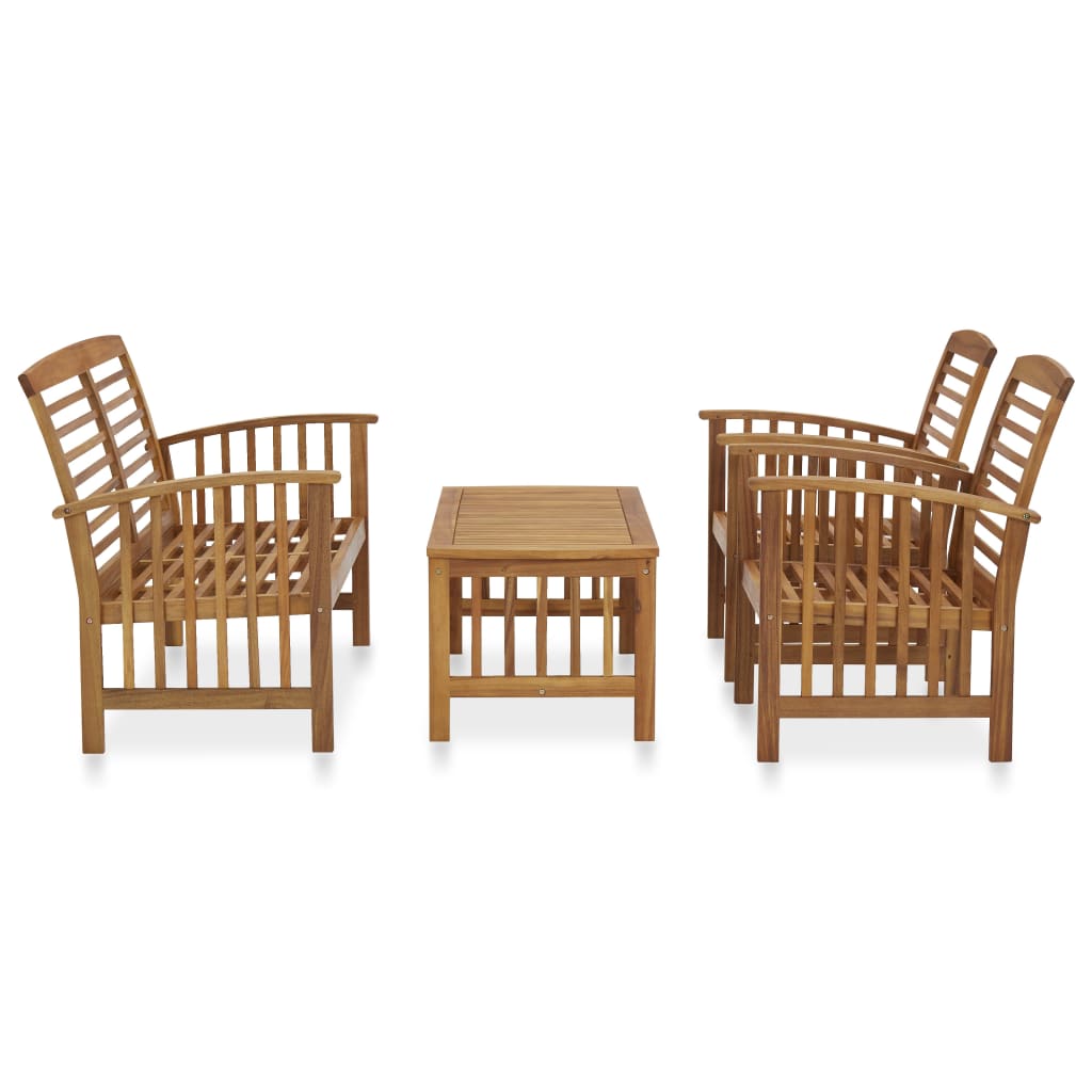 Garden Lounge Set | Natural Wood | Solid Acacia wood | Standard | Durable