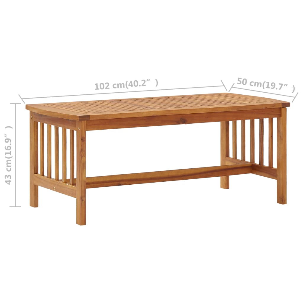 Garden Lounge Set | Natural Wood | Solid Acacia wood | Standard | Durable