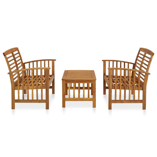 Garden Lounge Set | Acacia | Solid acacia wood | Medium | Durable