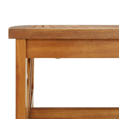 Garden Lounge Set | Brown | Solid acacia wood | Medium | Durable