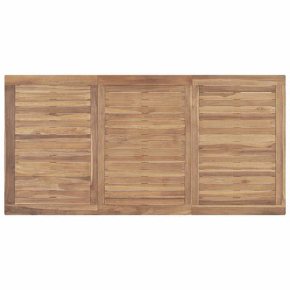 315620 vidaXL Garden Dining Table 160x80x77 cm Solid Teak Wood