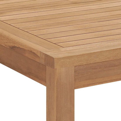 315620 vidaXL Garden Dining Table 160x80x77 cm Solid Teak Wood