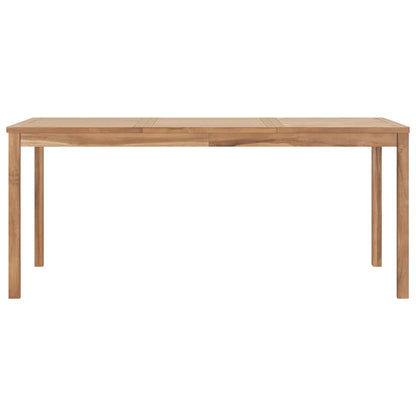 315621 vidaXL Garden Dining Table 180x90x77 cm Solid Teak Wood