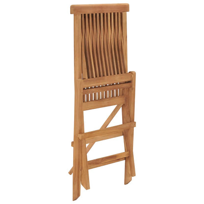 Garden Chair | Set of 2 | Natural Teak | Solid Teak Wood | Standard