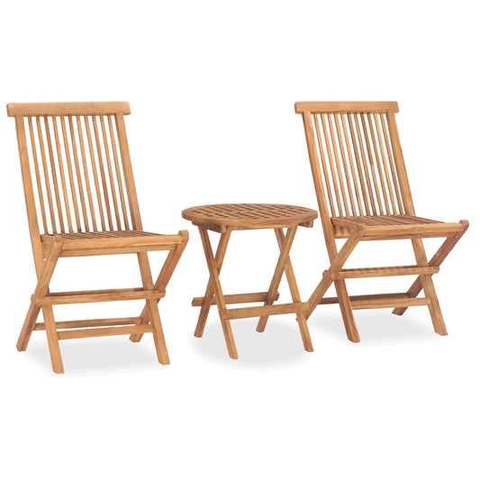Outdoor Dining Set | Natural teak | Smooth sanded teak hardwood | Compact