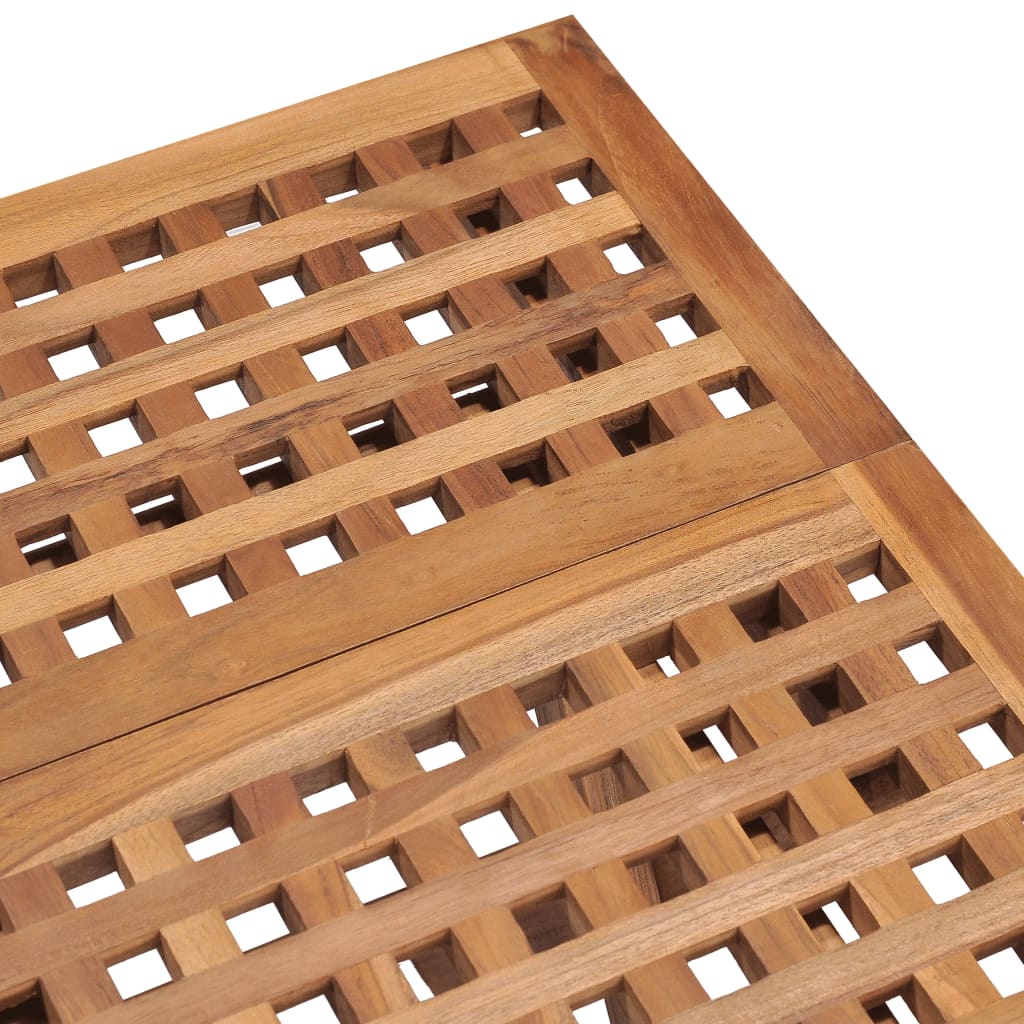 Outdoor Dining Set | Teak Brown | Well-sanded teak hardwood | Medium