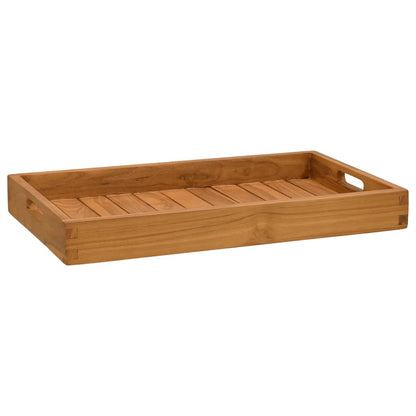 Serving Tray 60x35 cm Solid Teak Wood