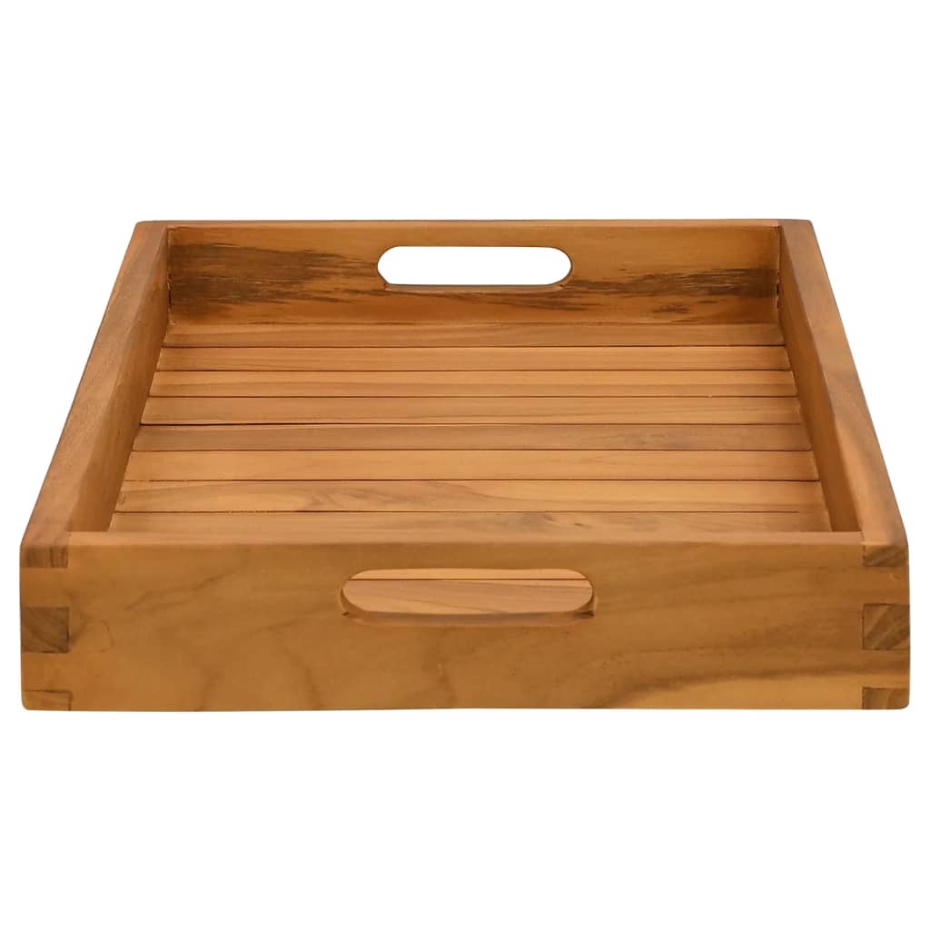 Serving Tray 60x35 cm Solid Teak Wood