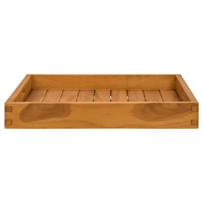 Serving Tray 50x50 cm Solid Teak Wood