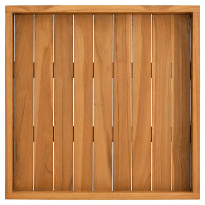 Serving Tray 50x50 cm Solid Teak Wood