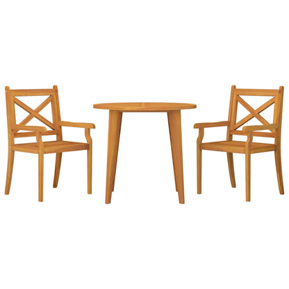 Garden Dining Set | Natural wood | Solid acacia wood | Medium | Durable