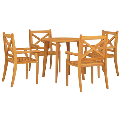 Garden Dining Set | Natural wood | Solid acacia wood | Medium |  Durable