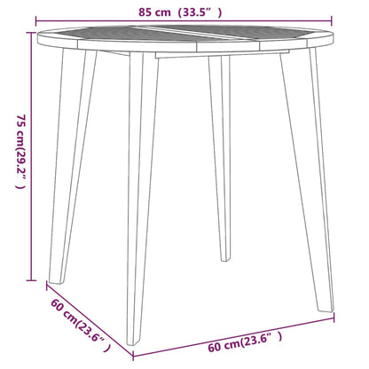 Garden Dining Set | Natural wood | Solid acacia wood | Medium |  Durable