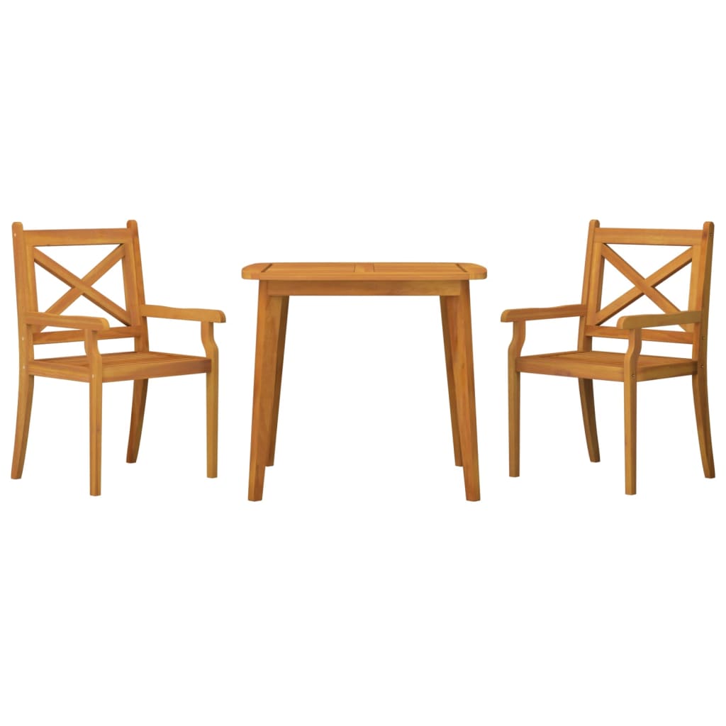 Garden Dining Set | Natural wood | Solid Acacia wood with an oil finish