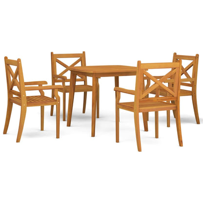 Garden Dining Set | Natural Wood | Solid Acacia Wood | Medium | Durable