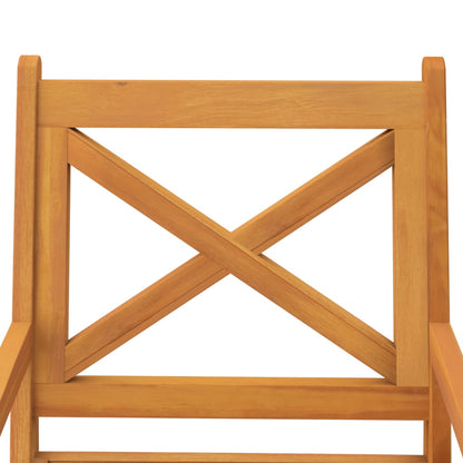 Garden Dining Set | Natural Wood | Solid acacia wood with an oiled finish