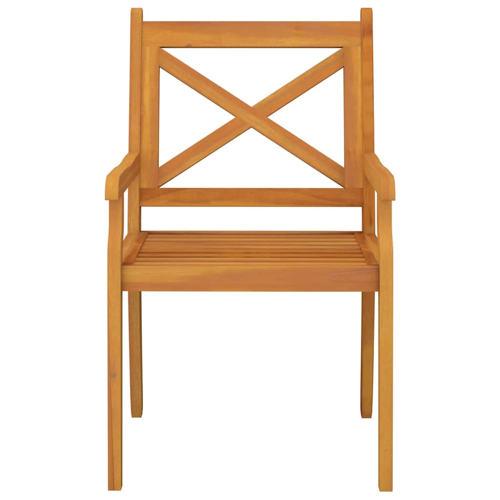 Garden Dining Set | Natural wood | Solid Acacia wood | Medium