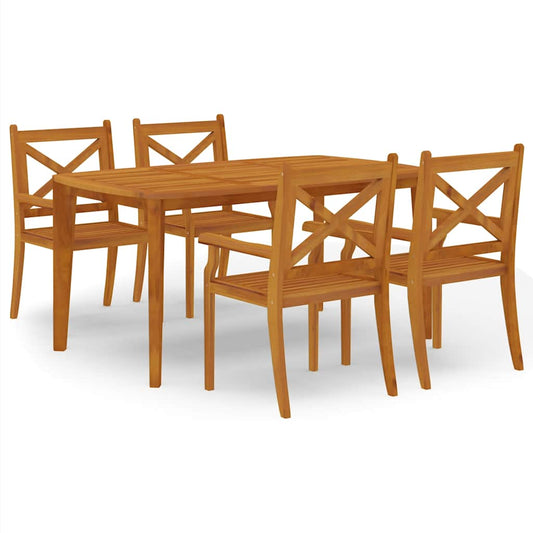 Garden Dining Set | Natural wood | Solid acacia wood | Standard | Durable