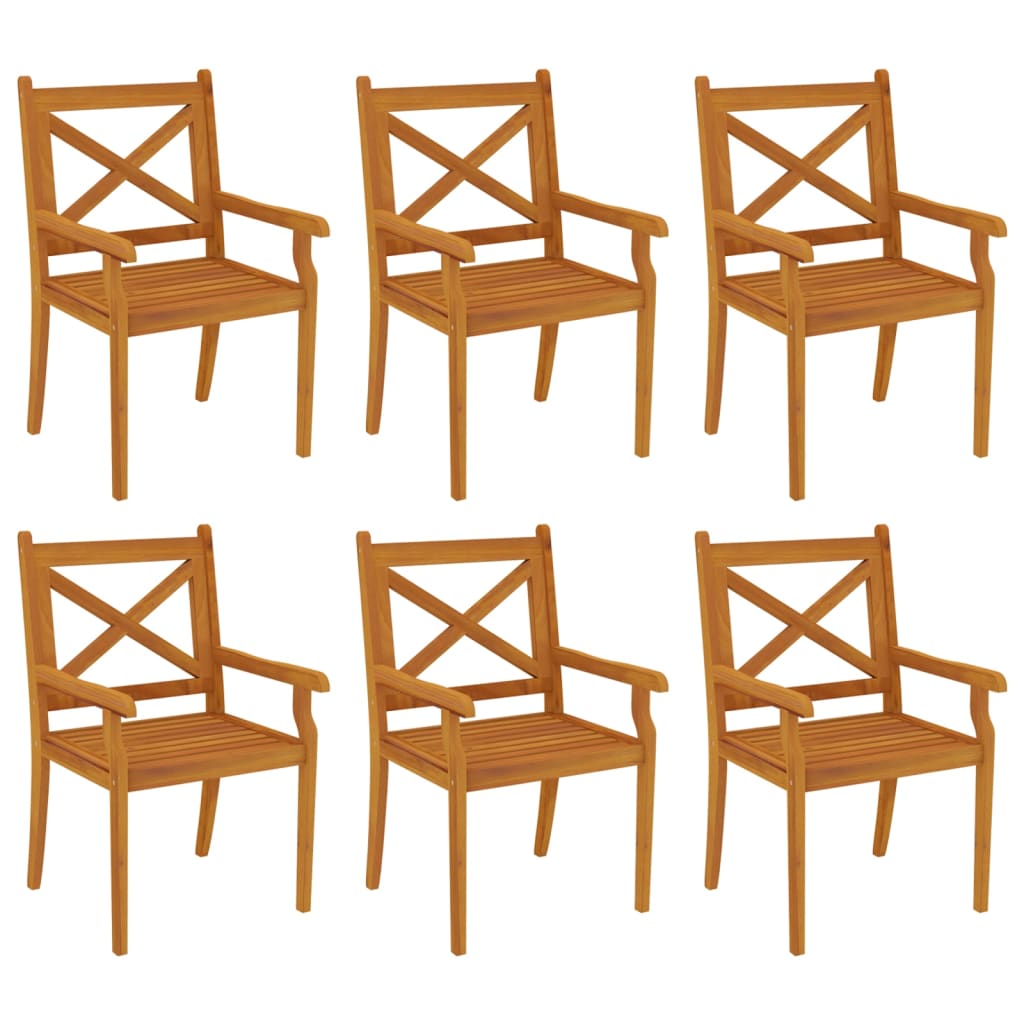 Garden Dining Set | Brown | Solid Acacia wood | Large | Seats Many