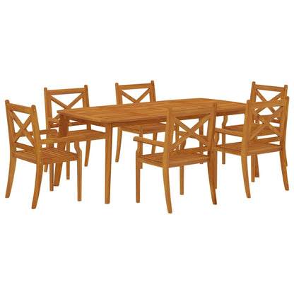 Garden Dining Set | Natural Wood | Solid acacia wood | Large | Durable