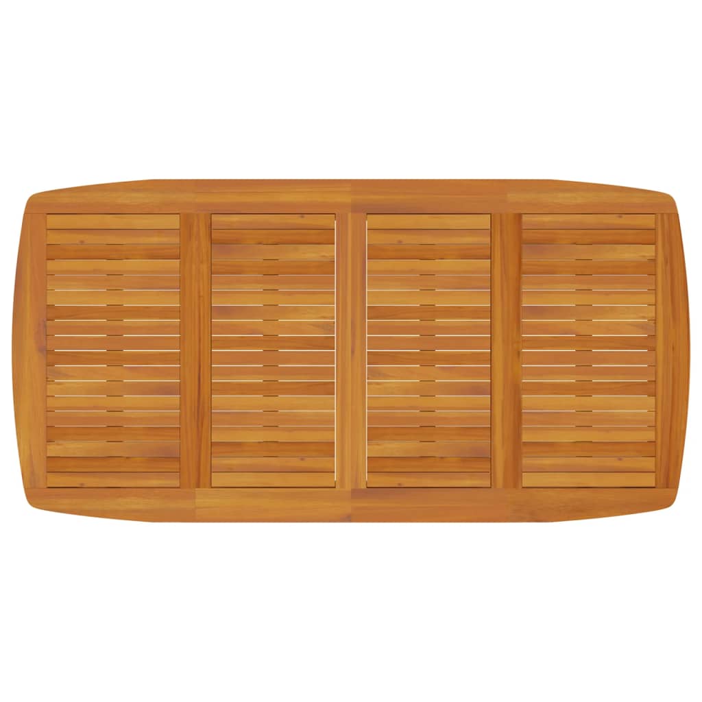 Garden Dining Set | Brown | Solid Acacia Wood with an Oiled Finish