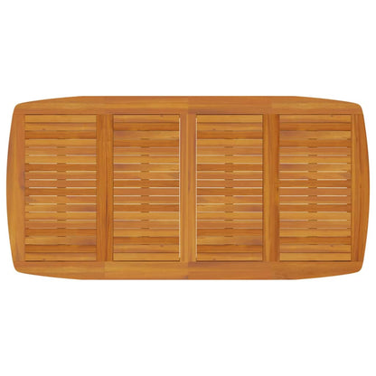 Garden Dining Set | Brown | Solid Acacia Wood with an Oiled Finish