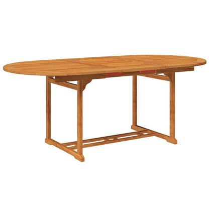 Garden Dining Set | Natural Wood | Solid Acacia Wood | Large | Expandable