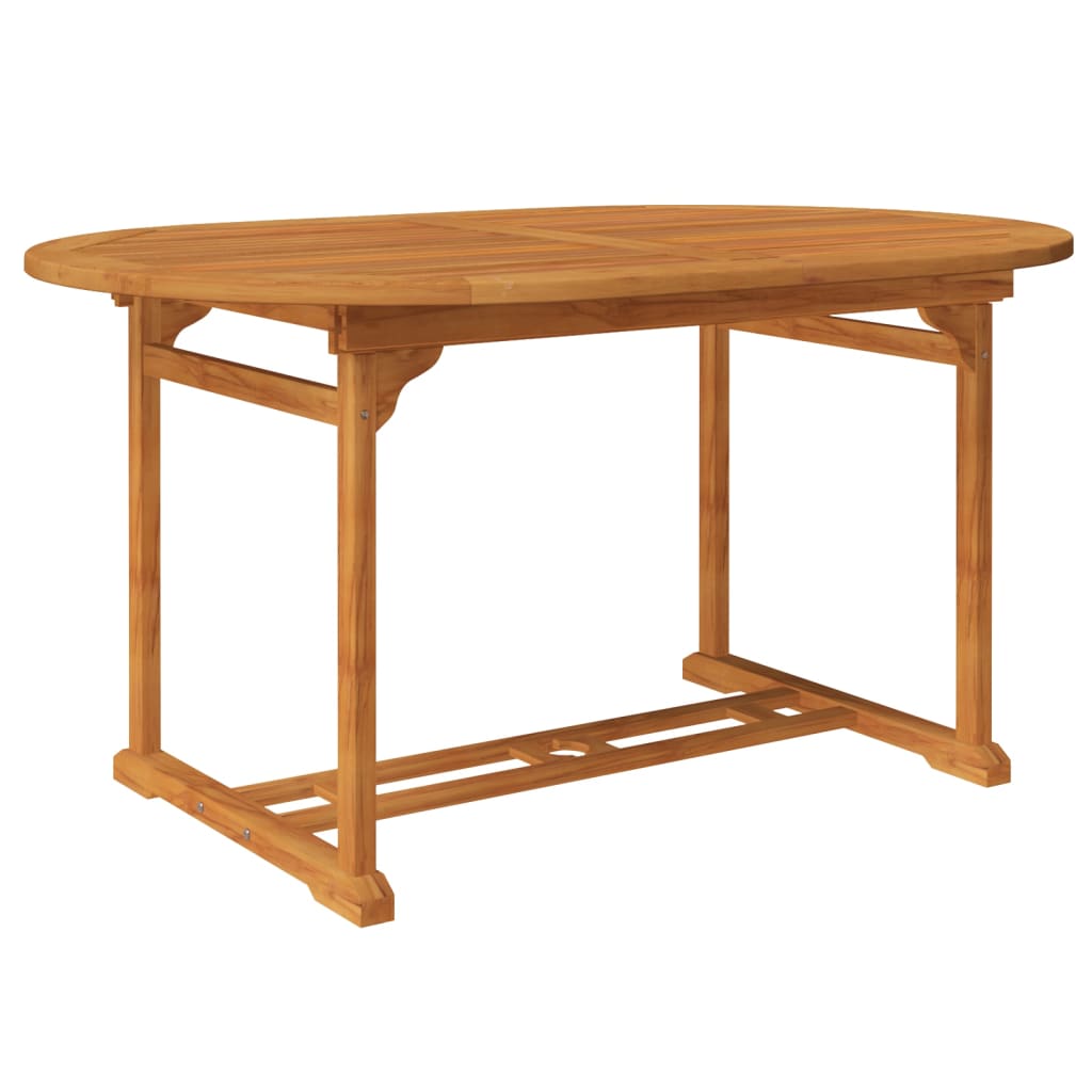 Garden Dining Set | Natural Wood | Solid Acacia Wood | Large | Expandable