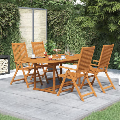 Garden Dining Set | Natural Wood | Solid Acacia Wood | Large | Expandable