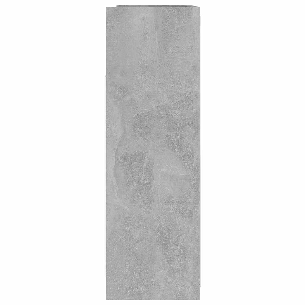 Bathroom Mirror Cabinet Concrete Grey 62.5x20.5x64 cm