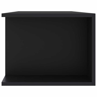 804230 vidaXL TV Cabinet with LED Lights Black 135x39x30 cm