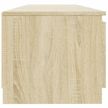 804295 vidaXL TV Cabinet with LED Lights Sonoma Oak 140x40x36 cm