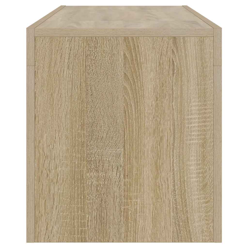 TV Cabinet with LED Lights Sonoma Oak 120x35x40 cm