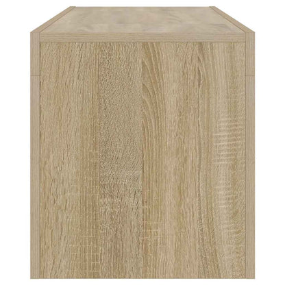 TV Cabinet with LED Lights Sonoma Oak 120x35x40 cm