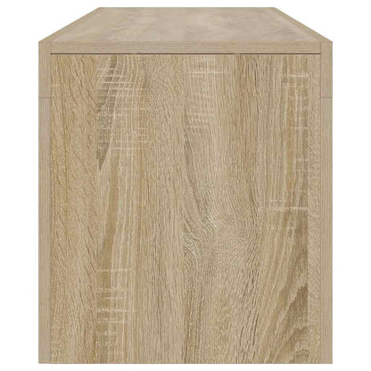 TV Cabinet with LED Lights Sonoma Oak 140x36.5x40 cm