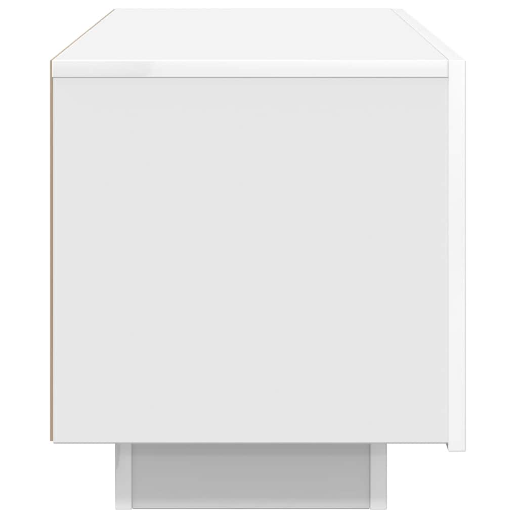 TV Cabinet White 100x35x40 cm Engineered Wood