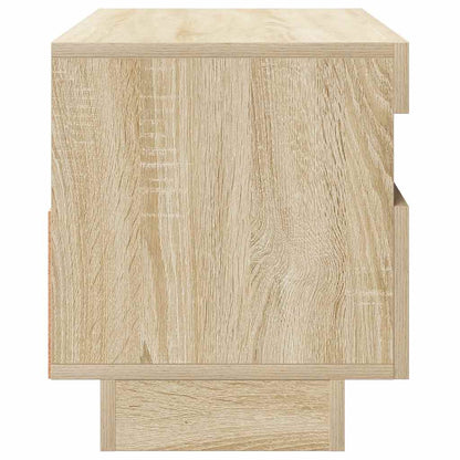 TV Cabinet with LED Lights Sonoma Oak 80x35x40 cm