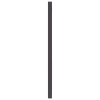Bathroom Mirror Grey 40x1.5x37 cm Engineered Wood