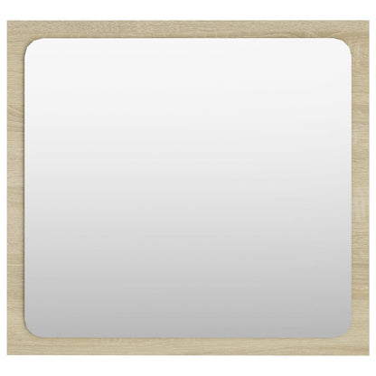 Bathroom Mirror Sonoma Oak 40x1.5x37 cm Engineered Wood