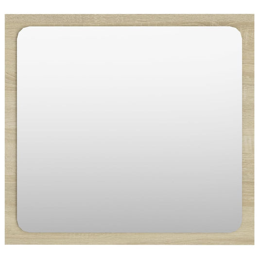 Bathroom Mirror Sonoma Oak 40x1.5x37 cm Engineered Wood
