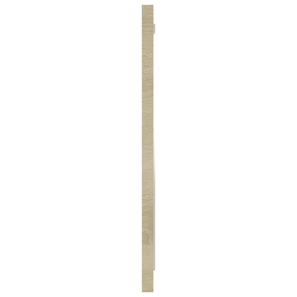 Bathroom Mirror Sonoma Oak 40x1.5x37 cm Engineered Wood