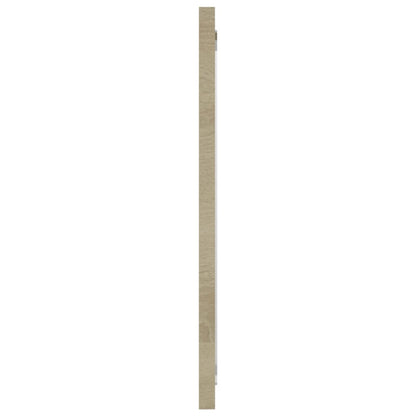 Bathroom Mirror Sonoma Oak 80x1.5x37 cm Engineered Wood
