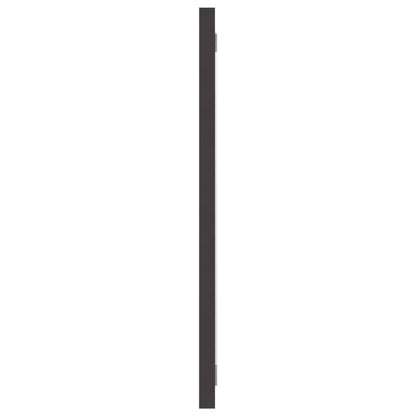 Bathroom Mirror Grey 90x1.5x37 cm Engineered Wood