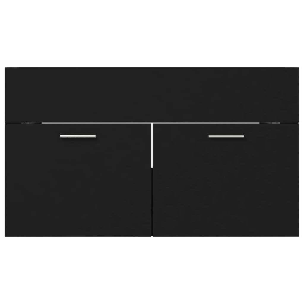 Sink Cabinet | Black | Engineered wood | Medium | Sink Cabinet