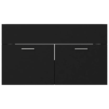 Sink Cabinet | Black | Engineered wood | Medium | Sink Cabinet