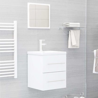 Sink Cabinet | White | Engineered wood | 41x38.5x48 cm | Sink Cabinet