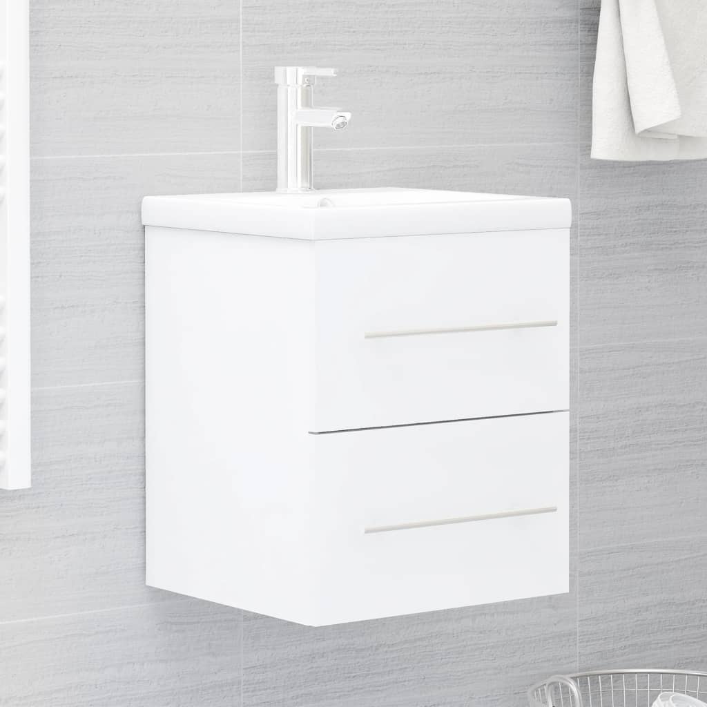 Sink Cabinet | White | Engineered wood | 41x38.5x48 cm | Sink Cabinet