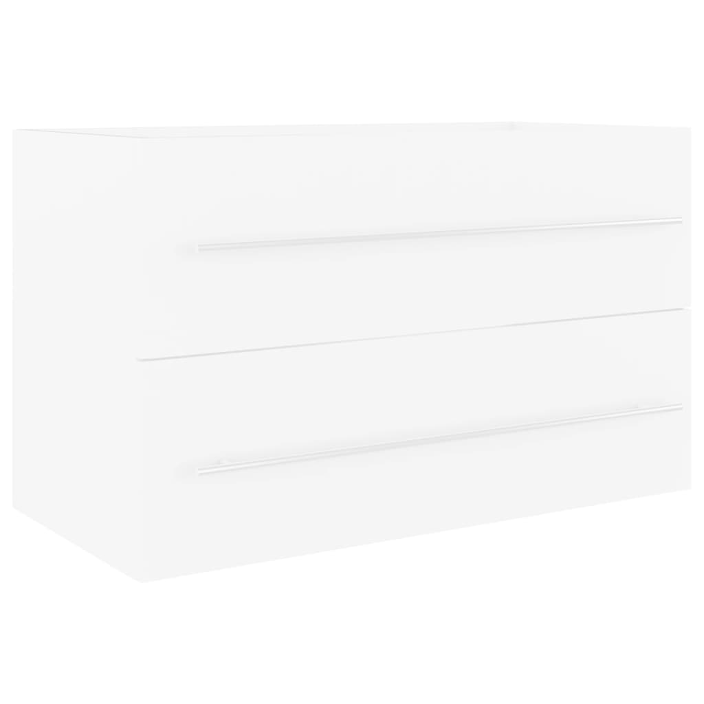 Sink Cabinet | White | Engineered wood | 80 x 38.5 x 48 cm | Sink Cabinet